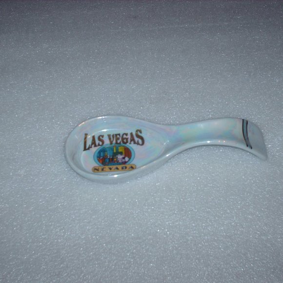 Las Vegas souvenir porcelain spoon rest - Picture 2 of 10